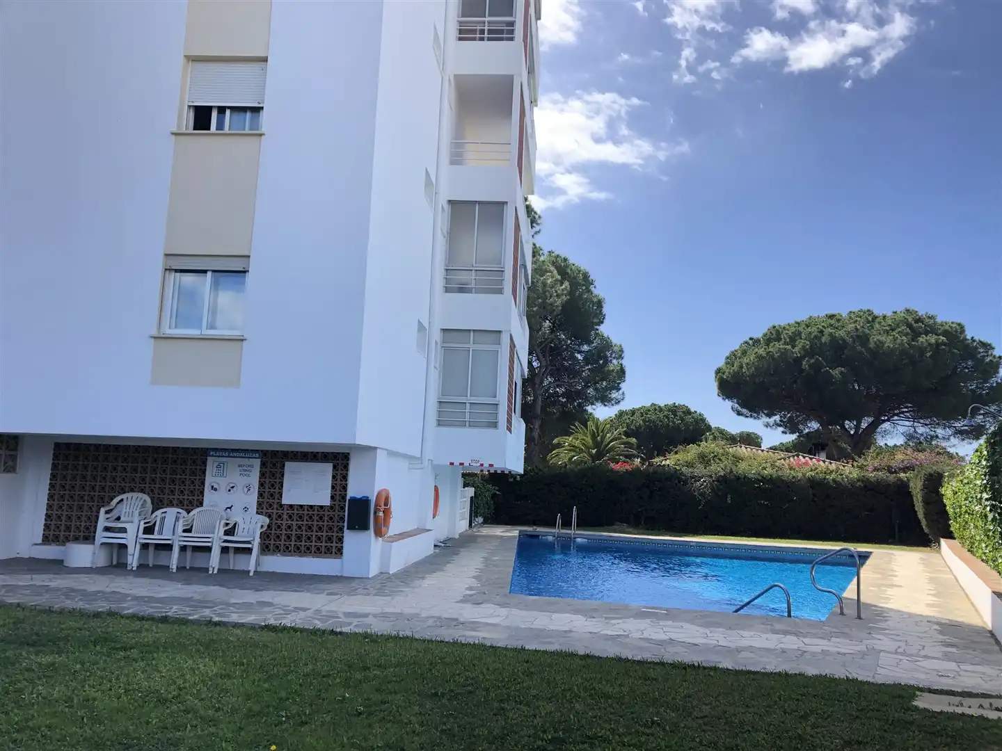 Piscina de Apartament de lloguer en Marbella amb Aire condicionat, Terrassa i Moblat