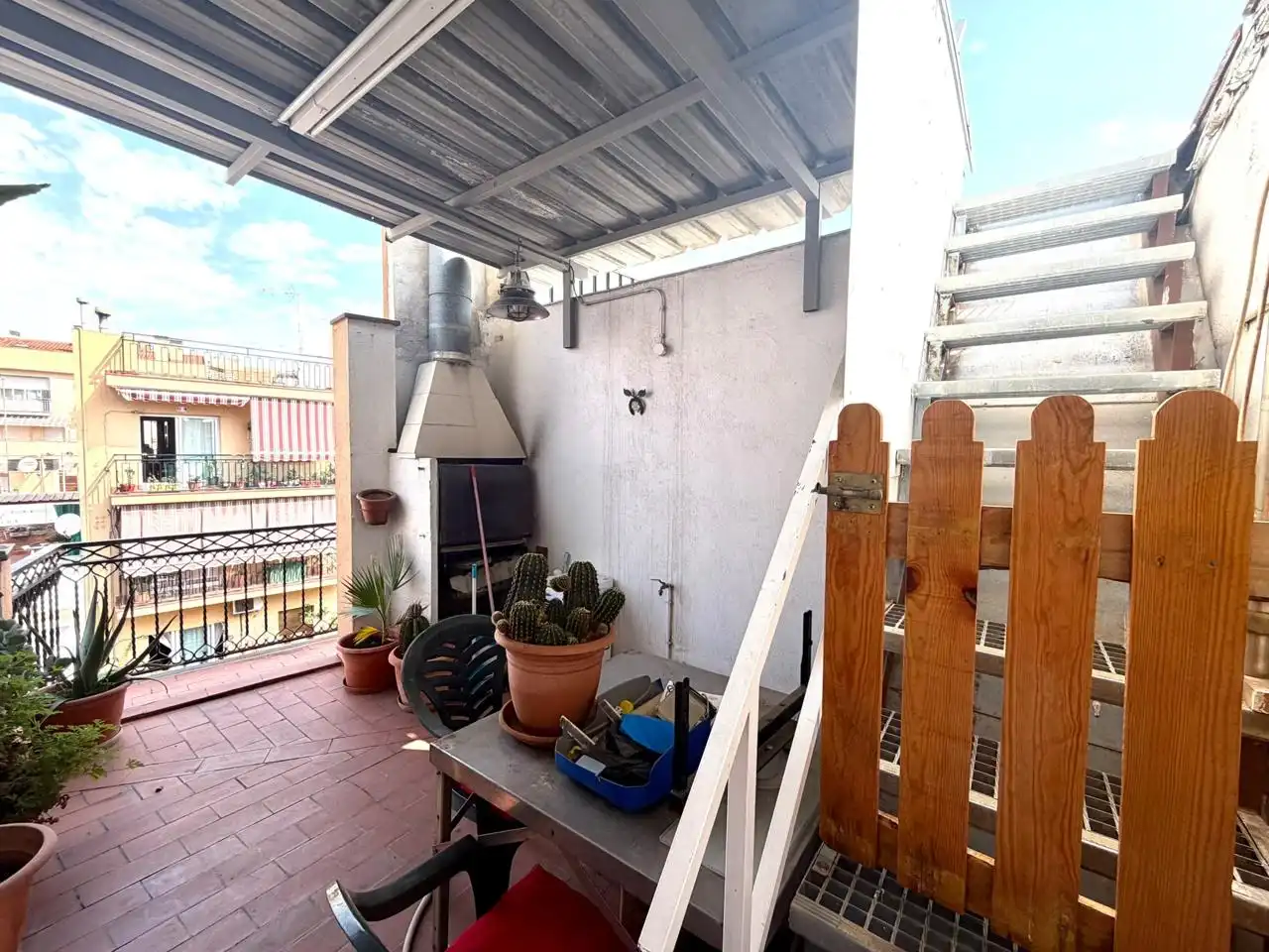 Terrace of Flat for sale in Mataró  with Air Conditioner, Terrace and Furnished