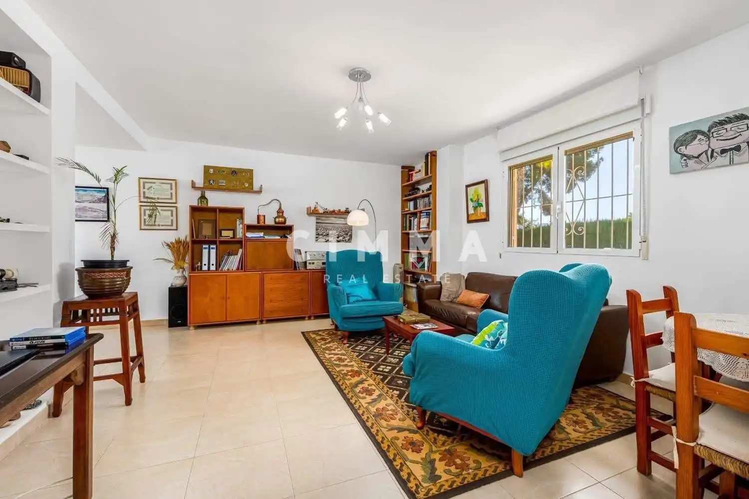 Sala d'estar de Casa o xalet en venda en La Nucia