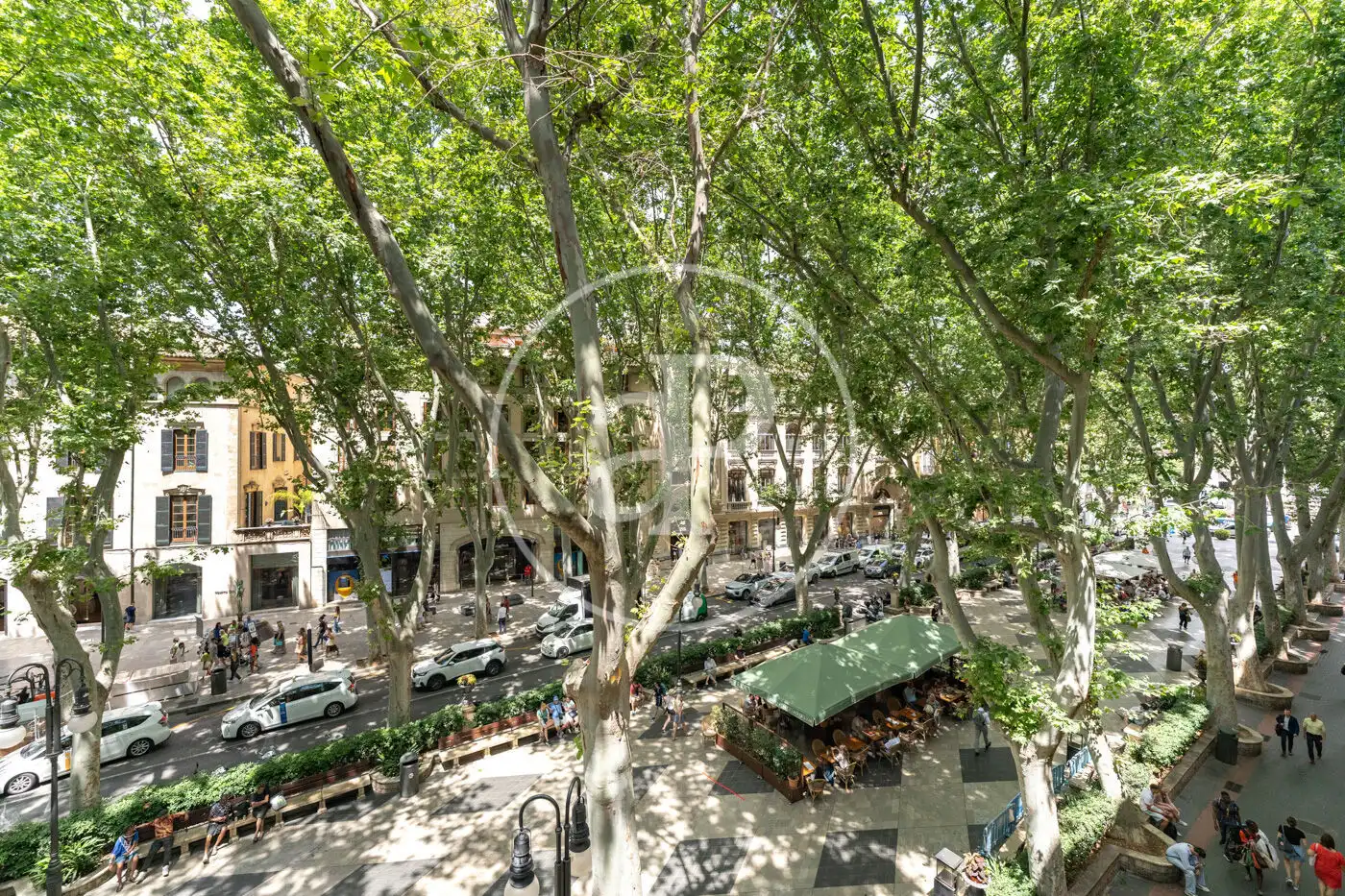 Vista exterior de Pis de lloguer en  Palma de Mallorca amb Aire condicionat, Calefacció i Moblat