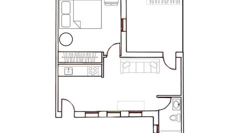 Foto 3 de Apartament en venda a Calle Almansa, 54, Bellas Vistas, Madrid