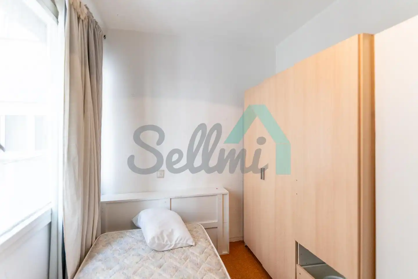 Schlafzimmer von Wohnung zur Miete in Gijón  mit Heizung, Terrasse und Möbliert