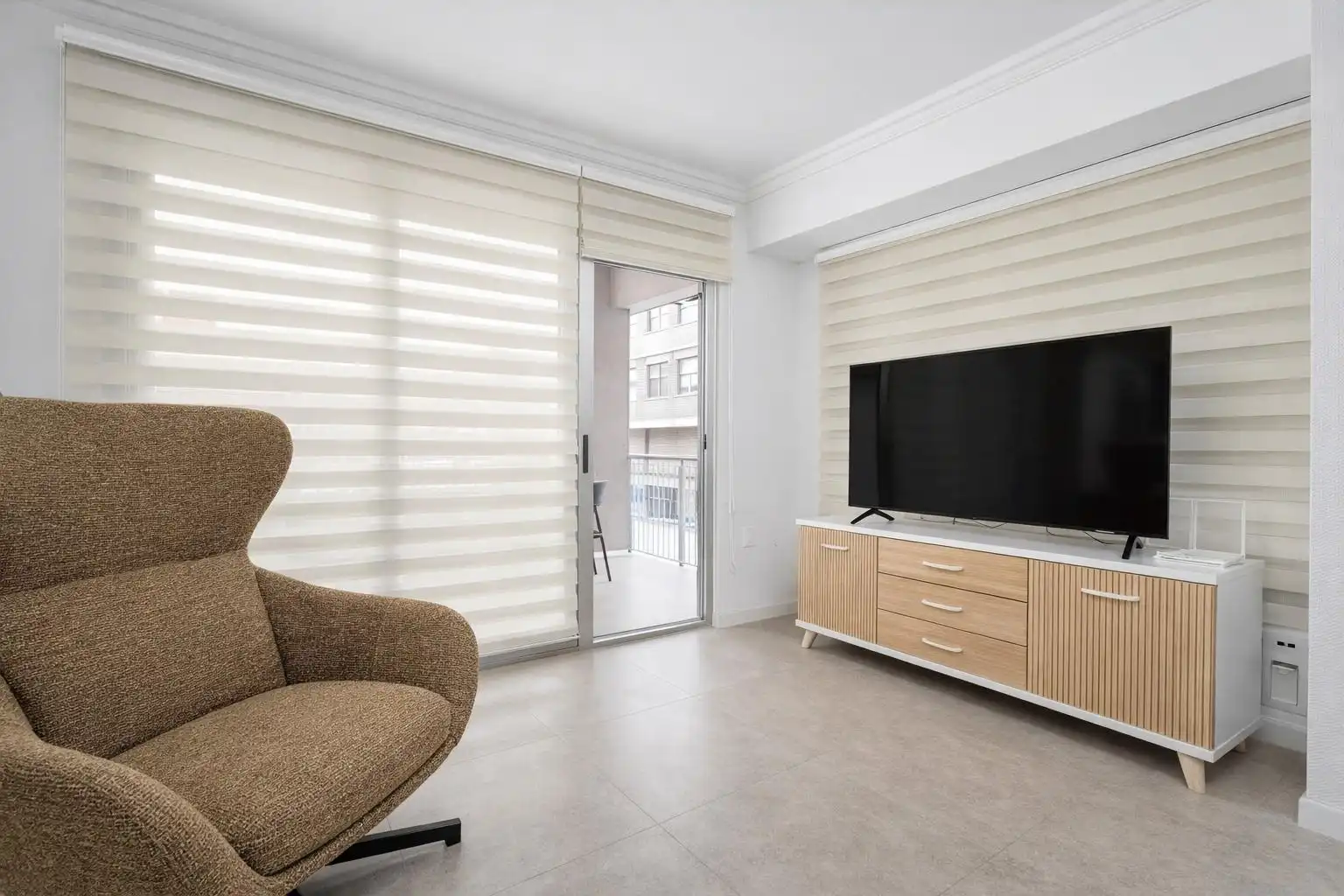 Sala de estar de Apartamento en venta en Santa Pola con Aire acondicionado y Amueblado