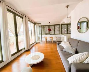 Living room of Flat to rent in  Barcelona Capital  with Heating and Terrace