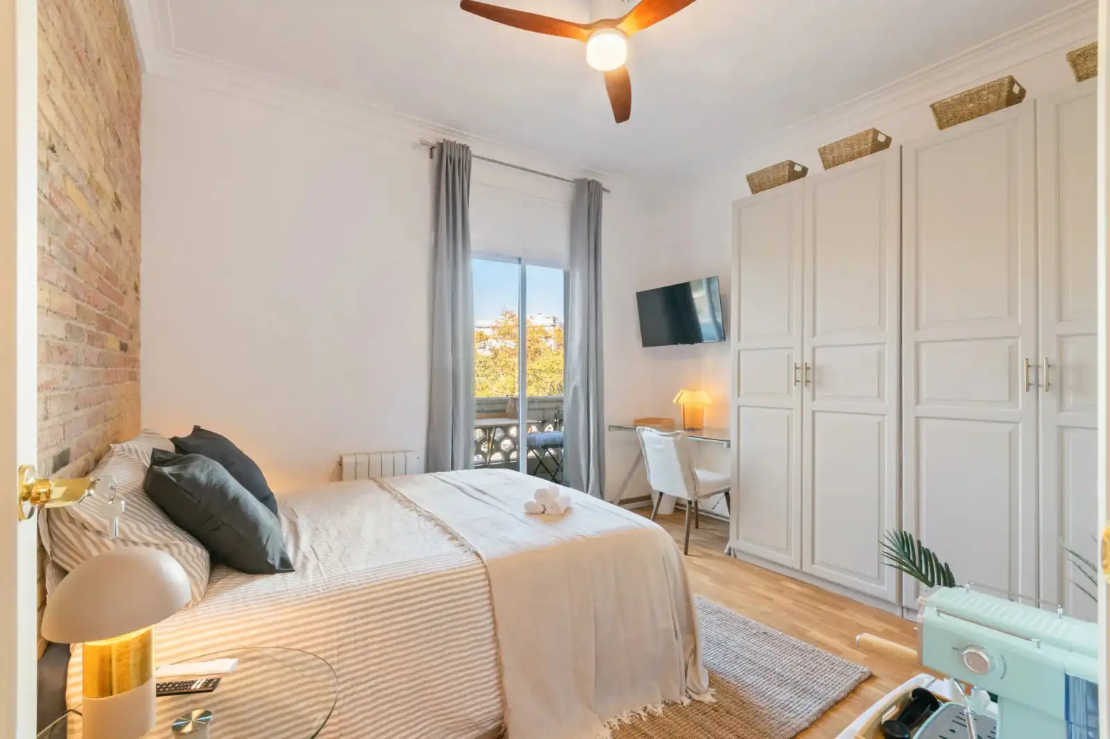 Bedroom of Flat for share in Sants - Montjuïc