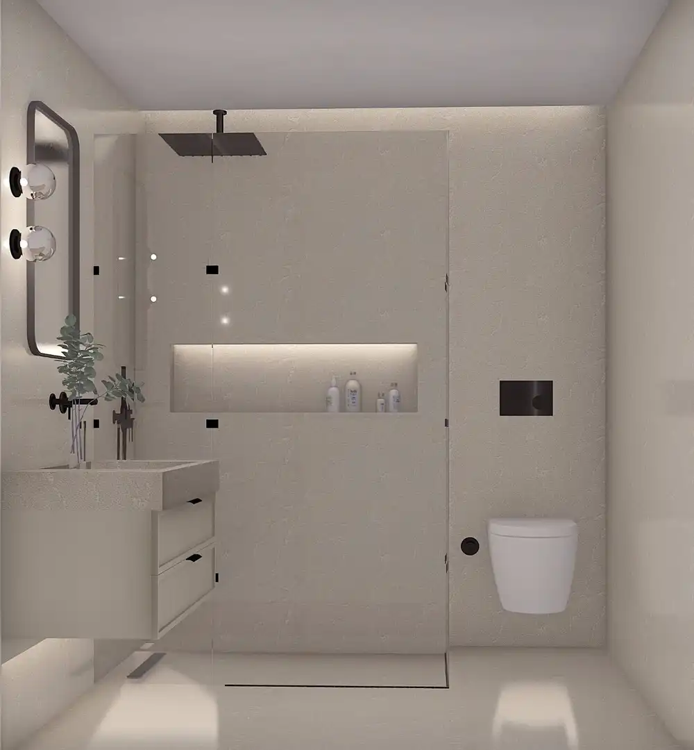Bathroom of Flat for sale in Calvià  with Air Conditioner, Terrace and Home automation