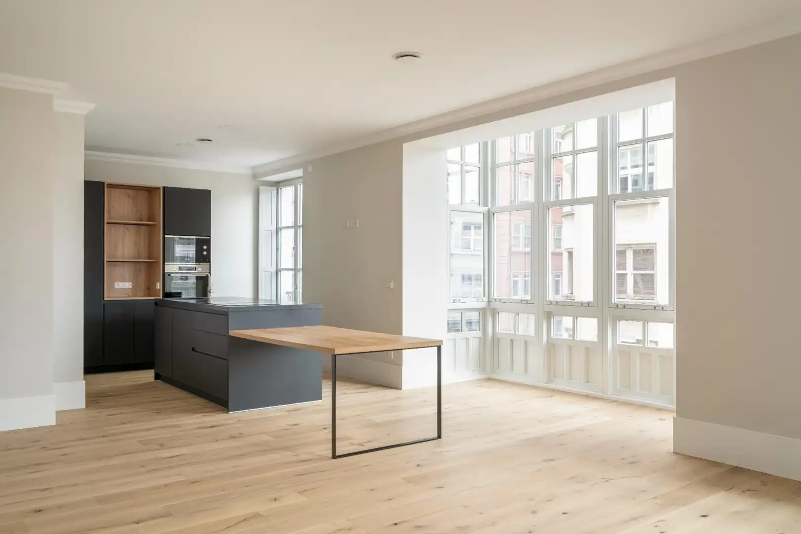 Living room of Flat for sale in A Coruña Capital   with Parquet flooring and Balcony