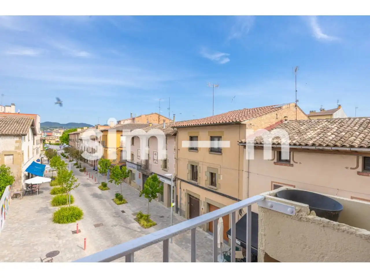 Exterior view of Flat for sale in Calldetenes  with Heating, Parquet flooring and Terrace