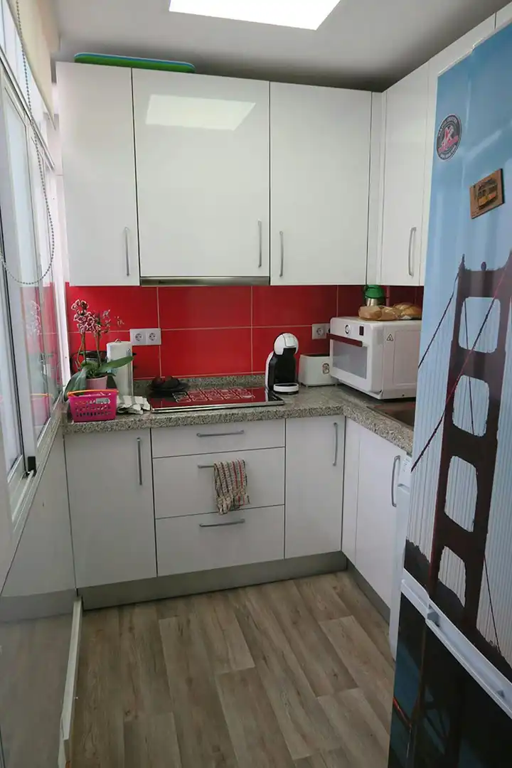 Küche von Wohnung zur untervermieten in Sevilla mit Klimaanlage, Heizung und Möbliert