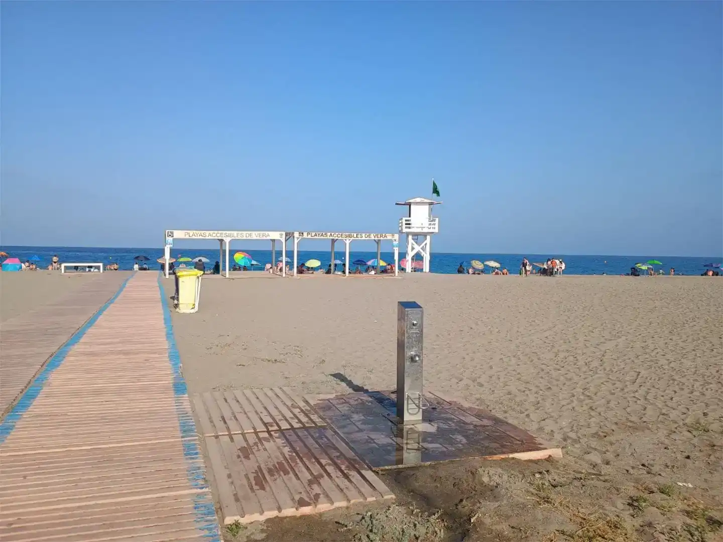 Vista exterior de Pis de lloguer en Vera amb Aire condicionat, Jardí privat i Piscina