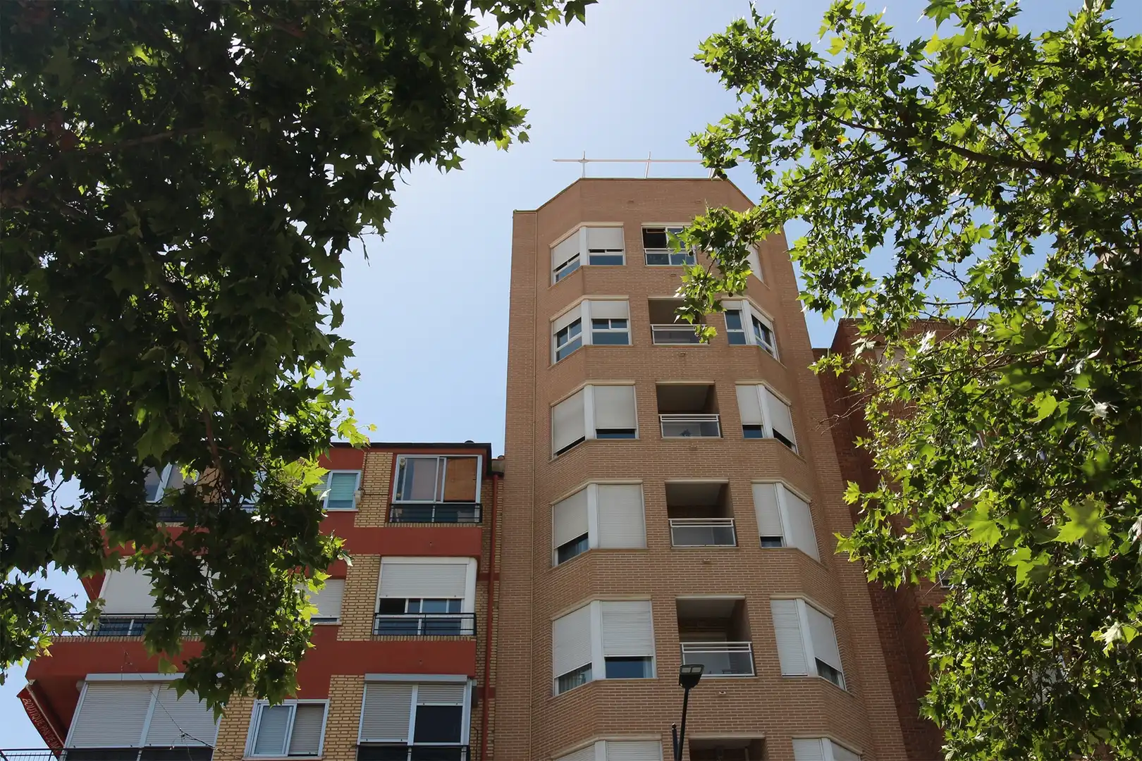 Vista exterior de Pis en venda en Albacete amb Calefacció i Balcó