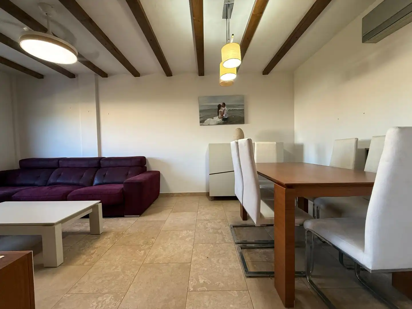Sala de estar de Casa adosada en venta en San Pedro del Pinatar con Aire acondicionado, Calefacción y Jardín privado
