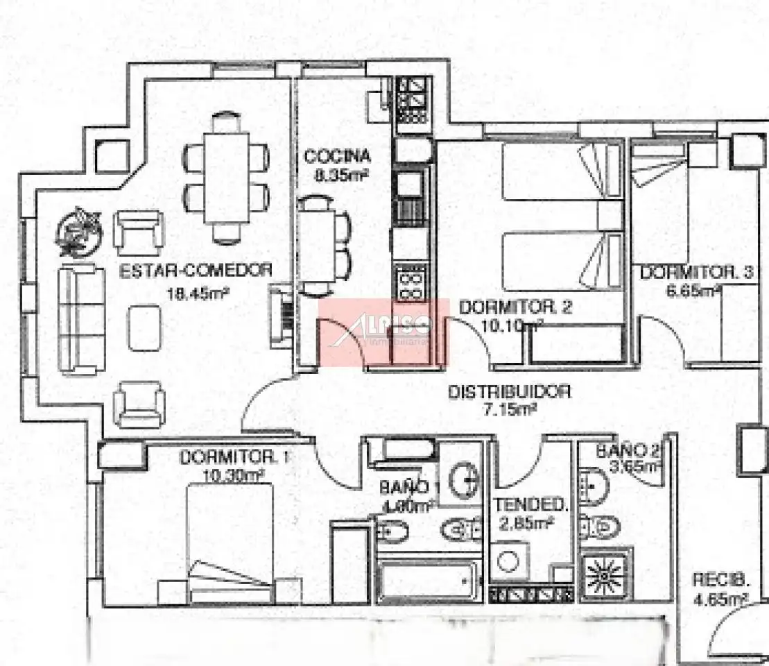 Appartement avec ascenseur à vendre à Chano Piñeiro 1, imagen 24