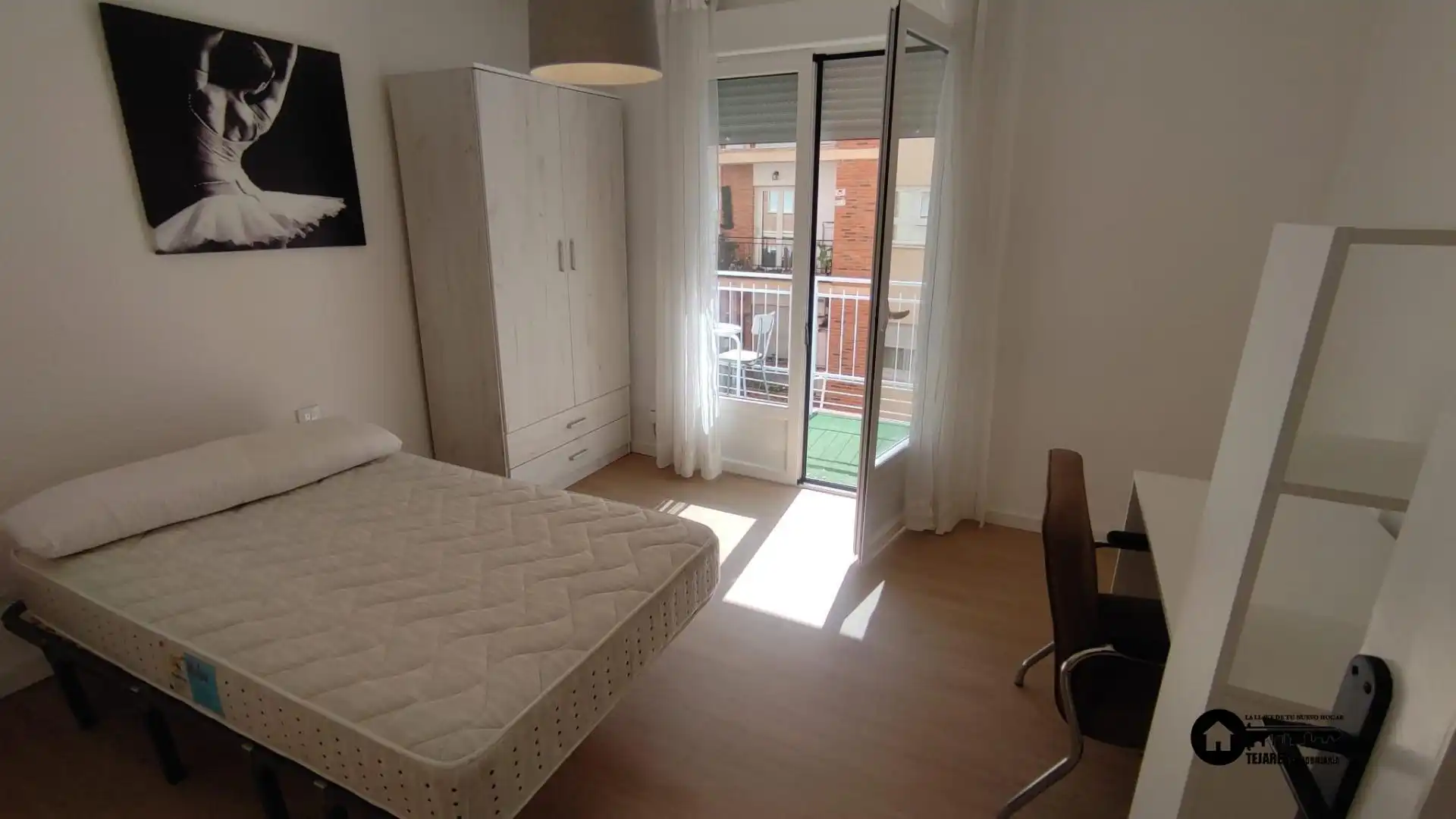 Bedroom of Flat for rent in Albacete  with Air Conditioner, Heating and Furnished