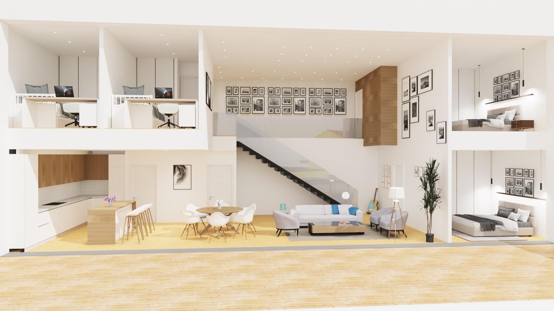 Sala d'estar de Dúplex en venda en Mos amb Calefacció, Jardí privat i Terrassa