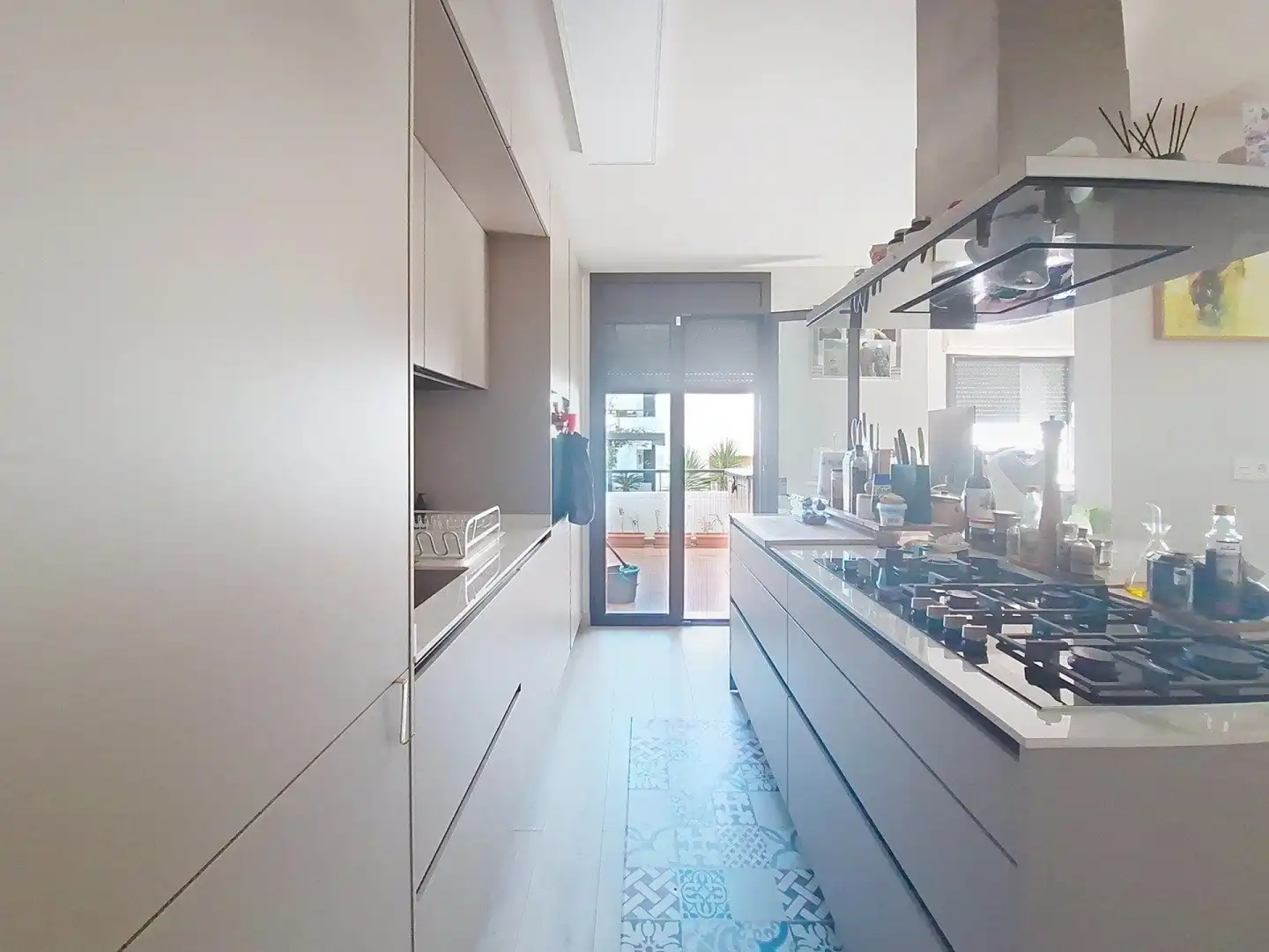 Küche von Wohnung zum Verkauf in Mojácar mit Klimaanlage, Terrasse und Gemeinschaftspool