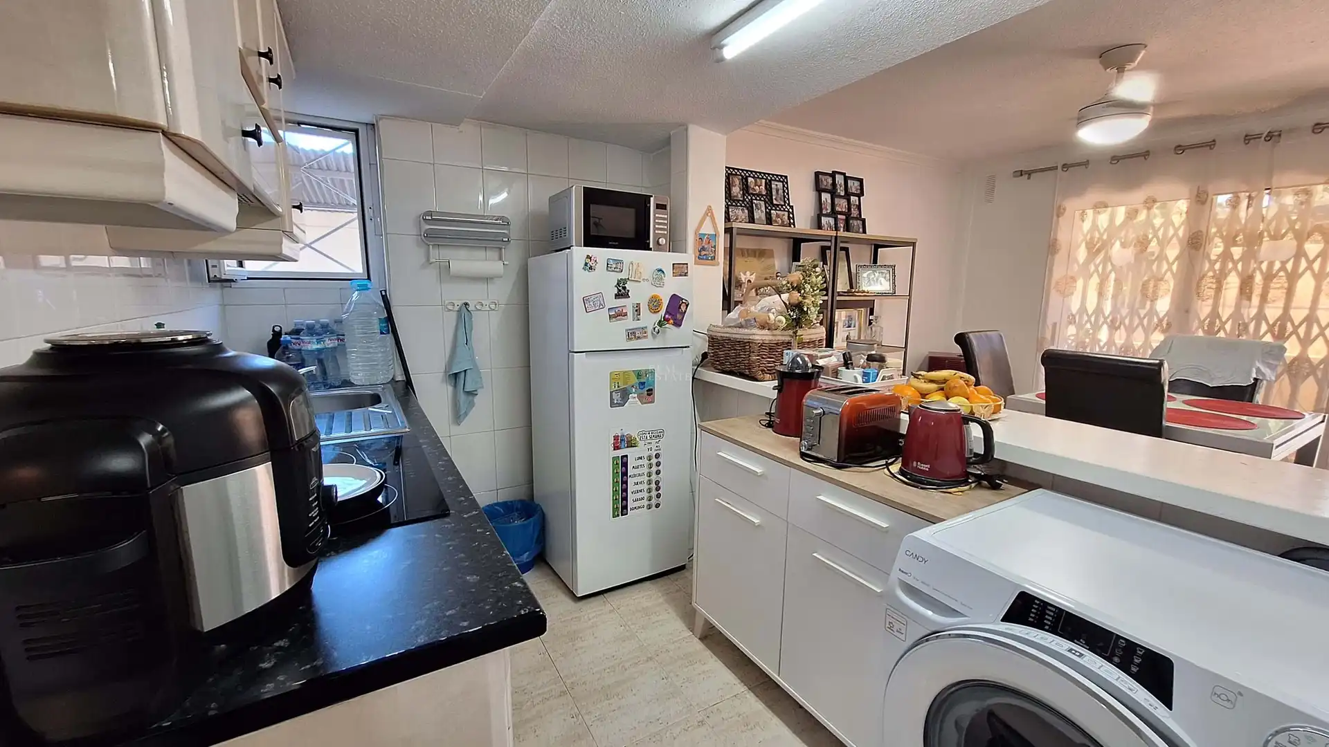 Kitchen of Flat for sale in L'Alfàs del Pi  with Air Conditioner, Terrace and Furnished