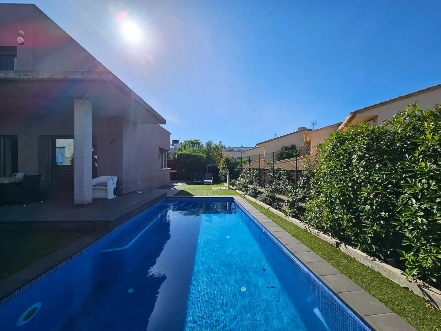 Piscina de Casa o xalet en venda en Vilablareix amb Aire condicionat i Calefacció