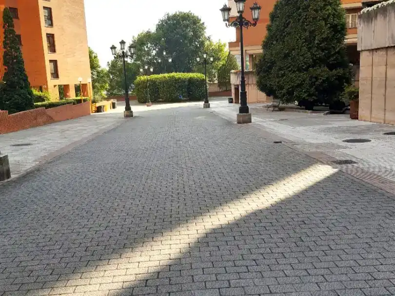 Vista exterior de Piso en venta en Oviedo  con Jardín privado, Parquet y Trastero