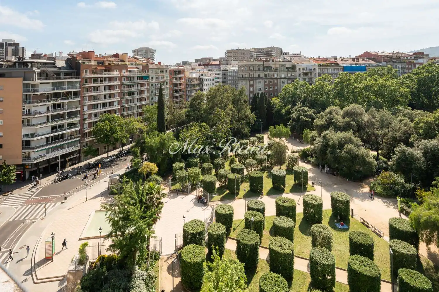 Jardín de Ático de alquiler en Barcelona con Aire acondicionado, Calefacción y Terraza