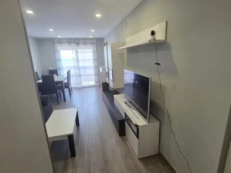 Wohnzimmer von Wohnung zur Miete in Gandia mit Klimaanlage, Schwimmbad und Möbliert