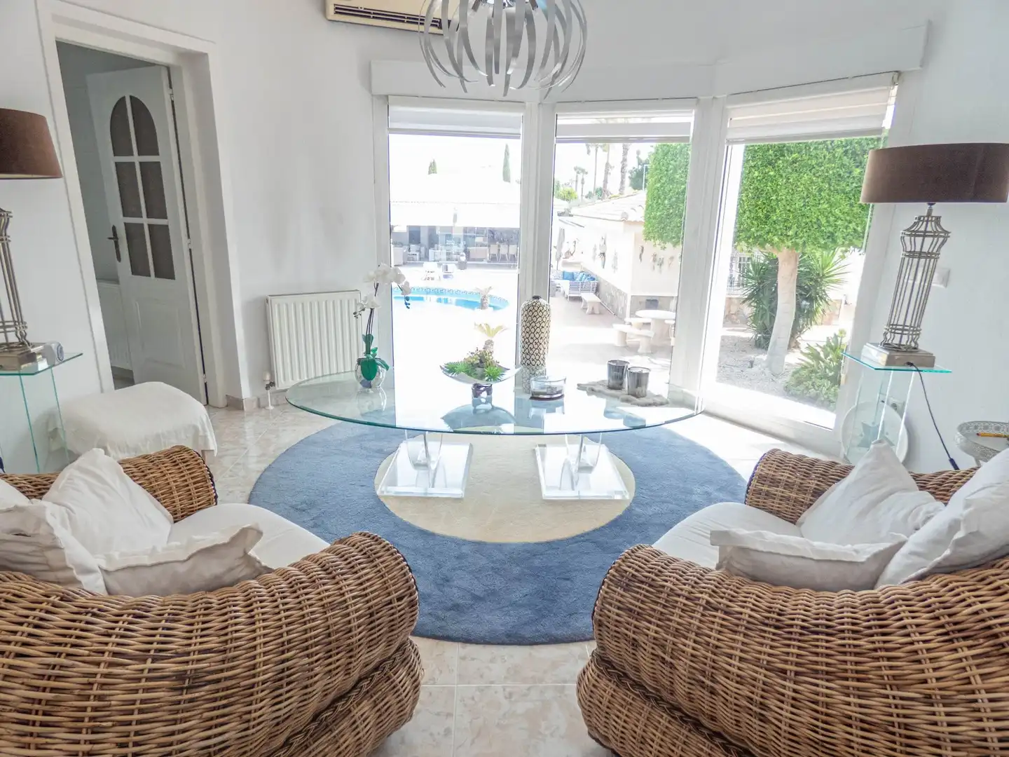 Sala de estar de Casa o chalet en venta en Rojales con Jardín privado, Terraza y Piscina