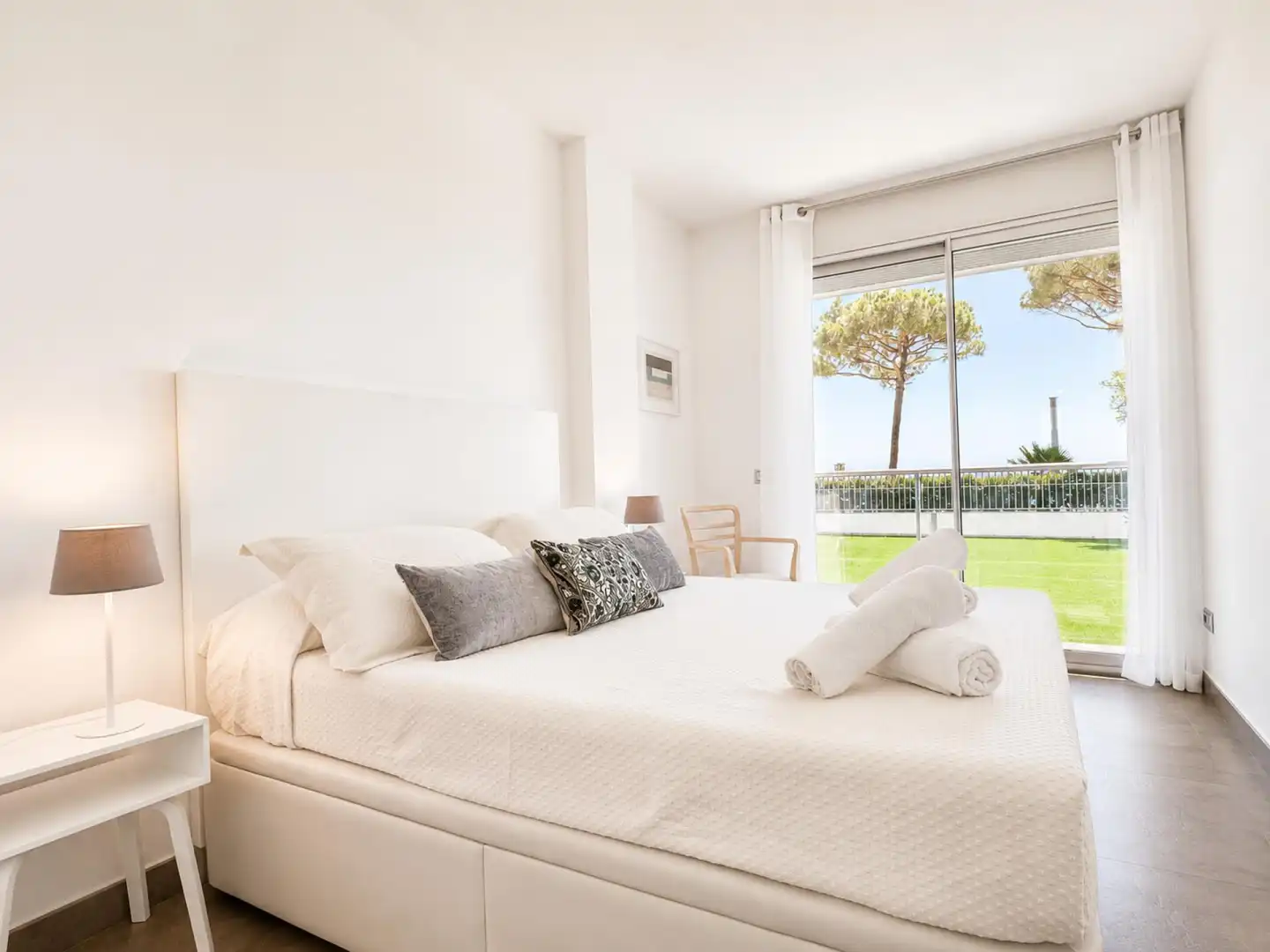 Dormitori de Apartament en venda en Castell d'Aro, Platja d'Aro i s'Agaró amb Calefacció, Jardí privat i Terrassa