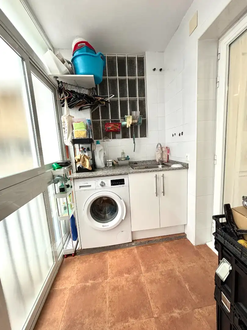 Küche von Wohnung zum Verkauf in Plasencia mit Klimaanlage, Heizung und Parkett