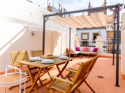 Terrace of Attic for sale in  Sevilla Capital  with Air Conditioner, Parquet flooring and Terrace