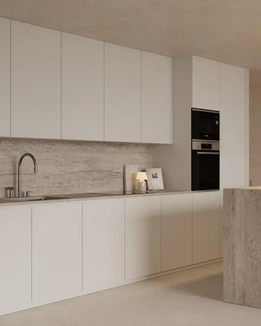 Cuina de Apartament de lloguer en Marbella amb Aire condicionat, Calefacció i Terrassa