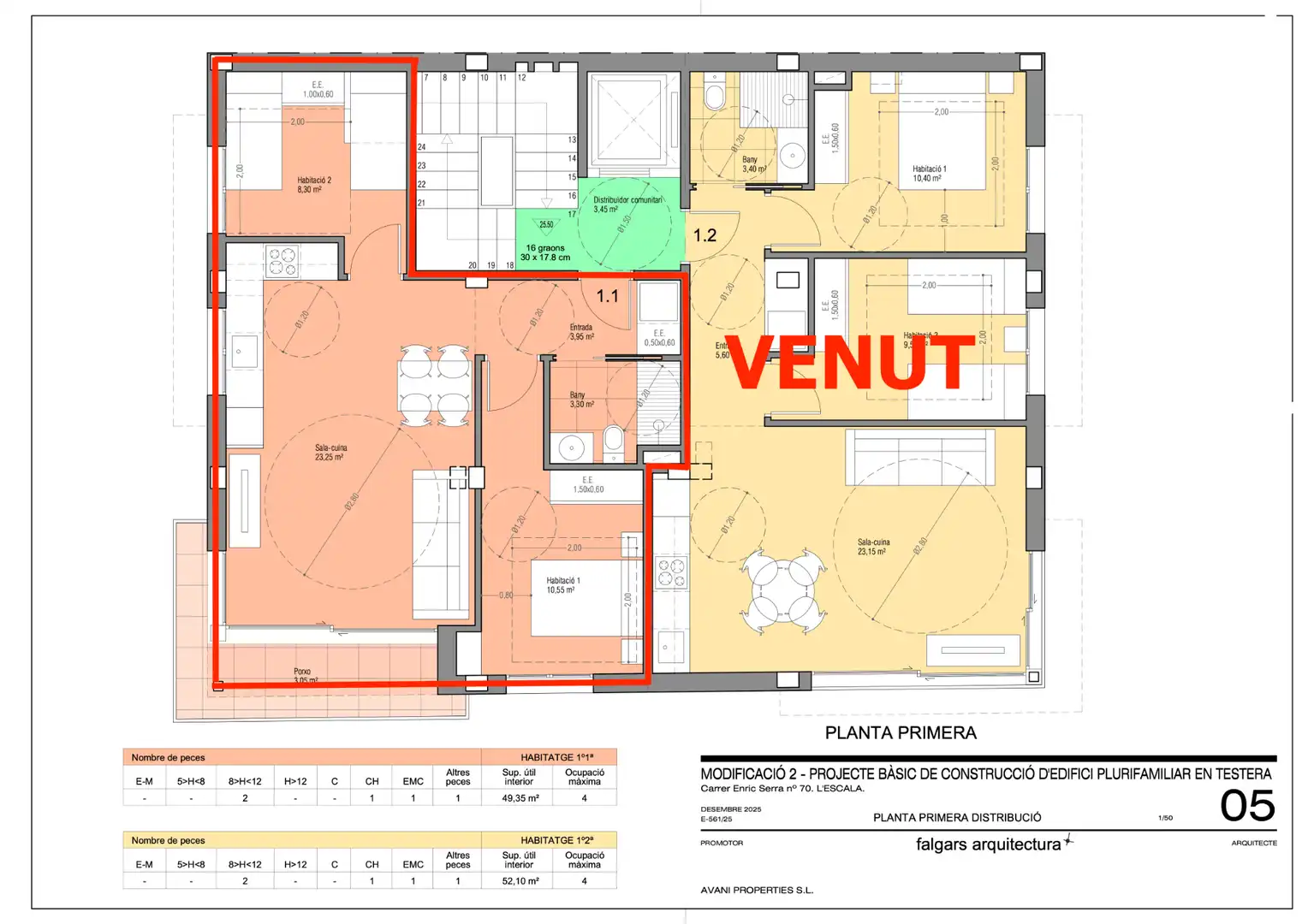 Apartament en venda en L'Escala amb Aire condicionat, Calefacció i Parquet
