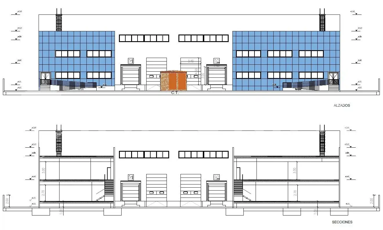 Exterior view of Industrial buildings for rent in San Fernando de Henares