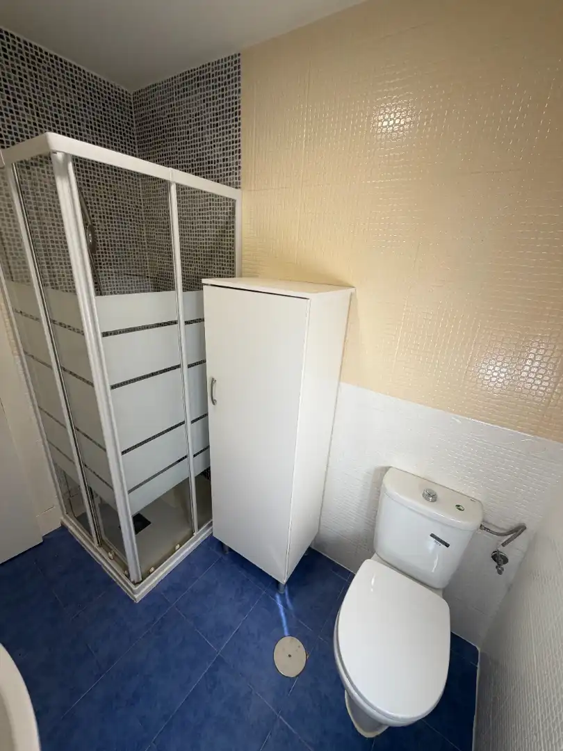 Bany de Apartament de lloguer en Cúllar Vega amb Moblat, Rentadora i Microones