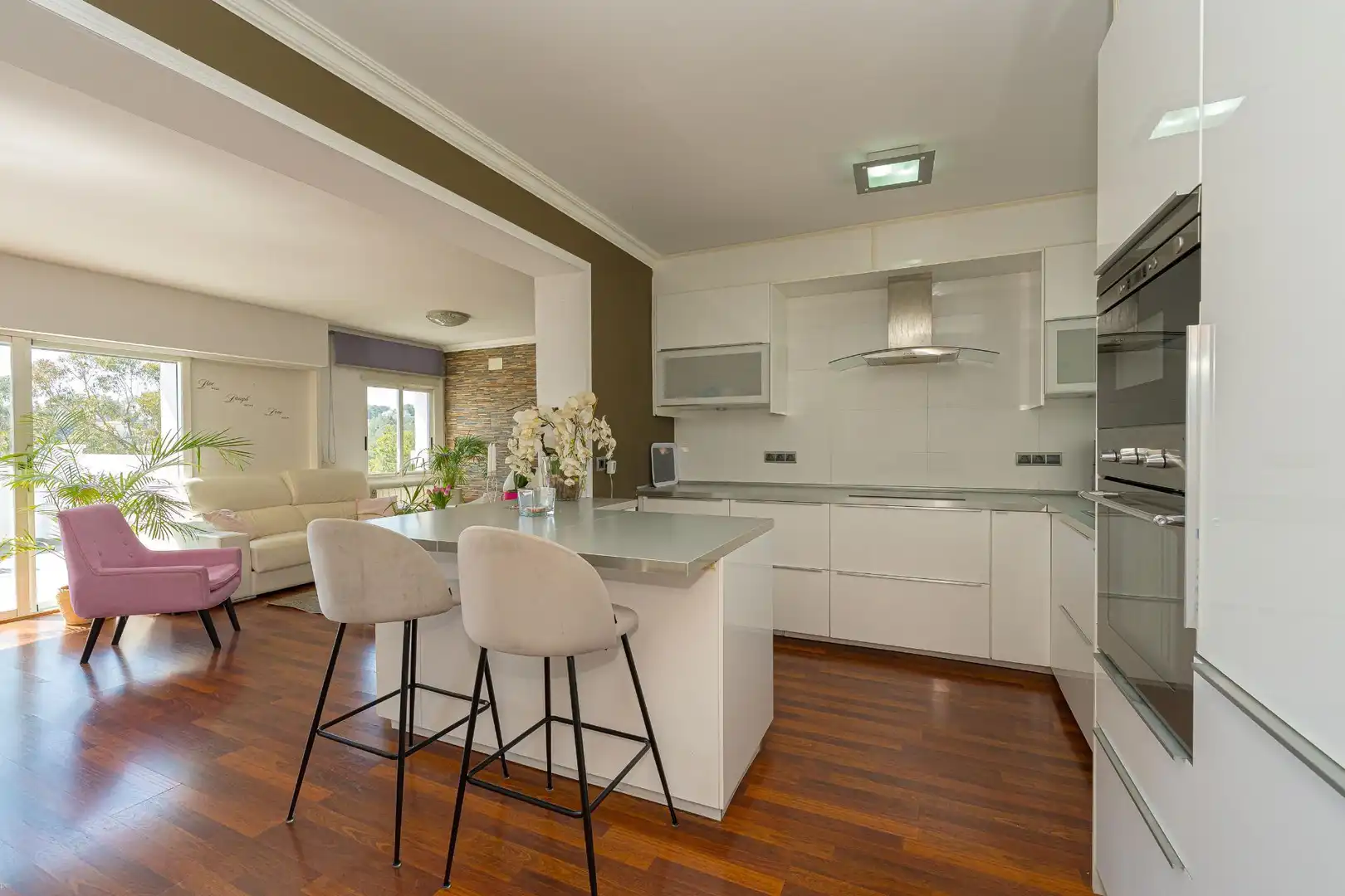 Cocina de Casa o chalet en venta en La Nucia con Aire acondicionado, Calefacción y Jardín privado