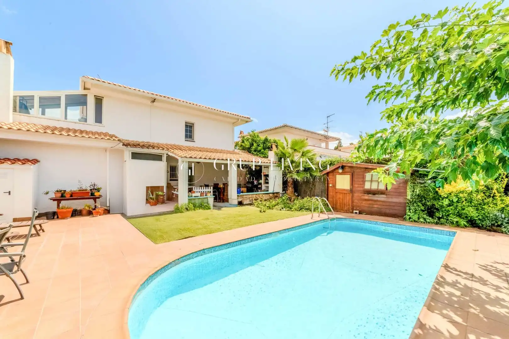 Exterior view of Houses for sale in Sant Pere de Ribes  with Air Conditioner, Heating and Private garden