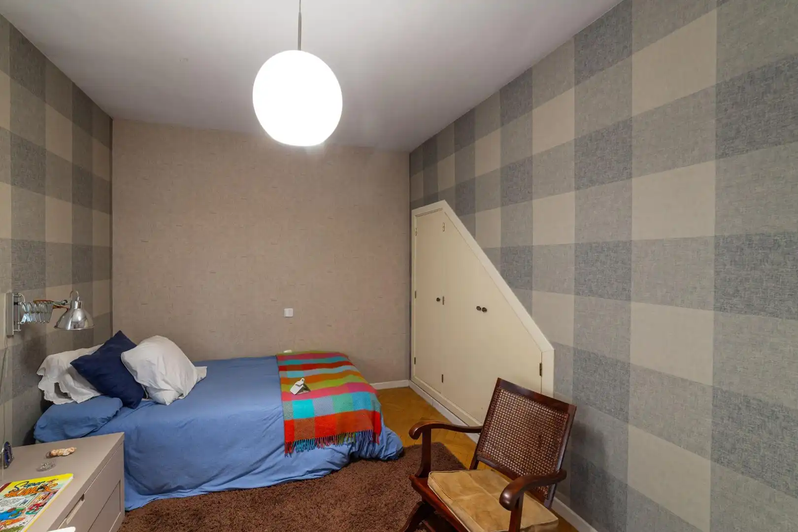 Habitación de Casa adosada en venta en Simancas con Calefacción, Jardín privado y Alarma