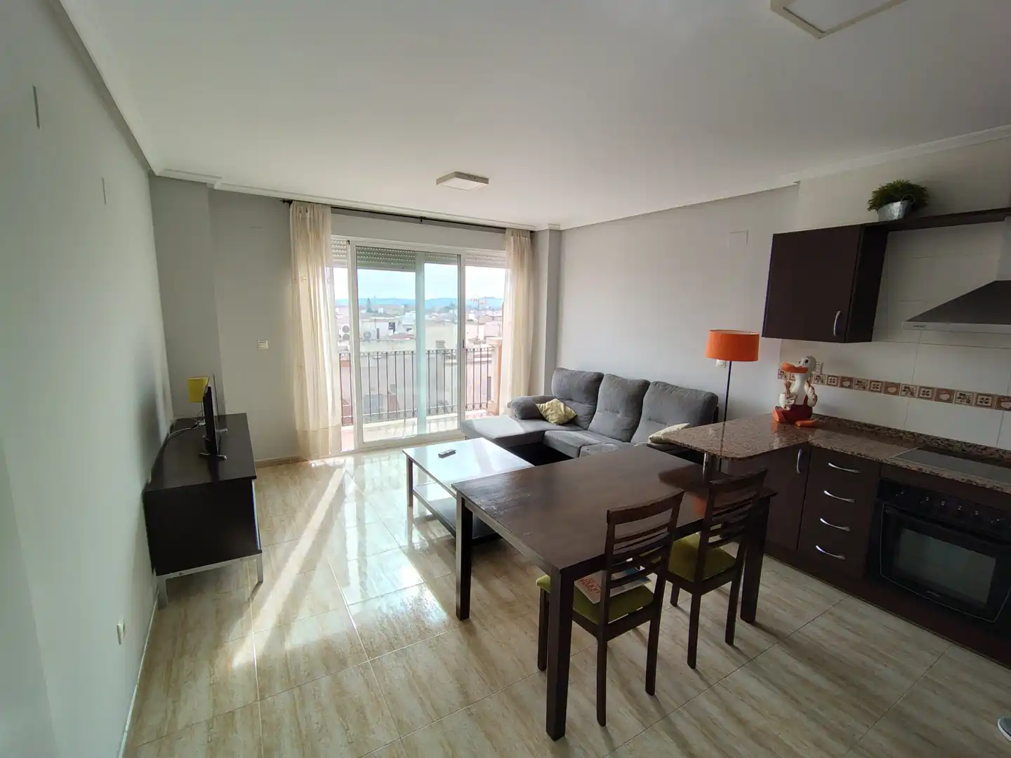 Sala de estar de Piso en venta en Almoradí con Amueblado, Lavadora y Balcón