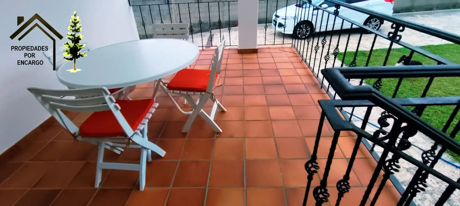 Terrassa de Casa o xalet en venda en Moaña amb Calefacció, Jardí privat i Terrassa