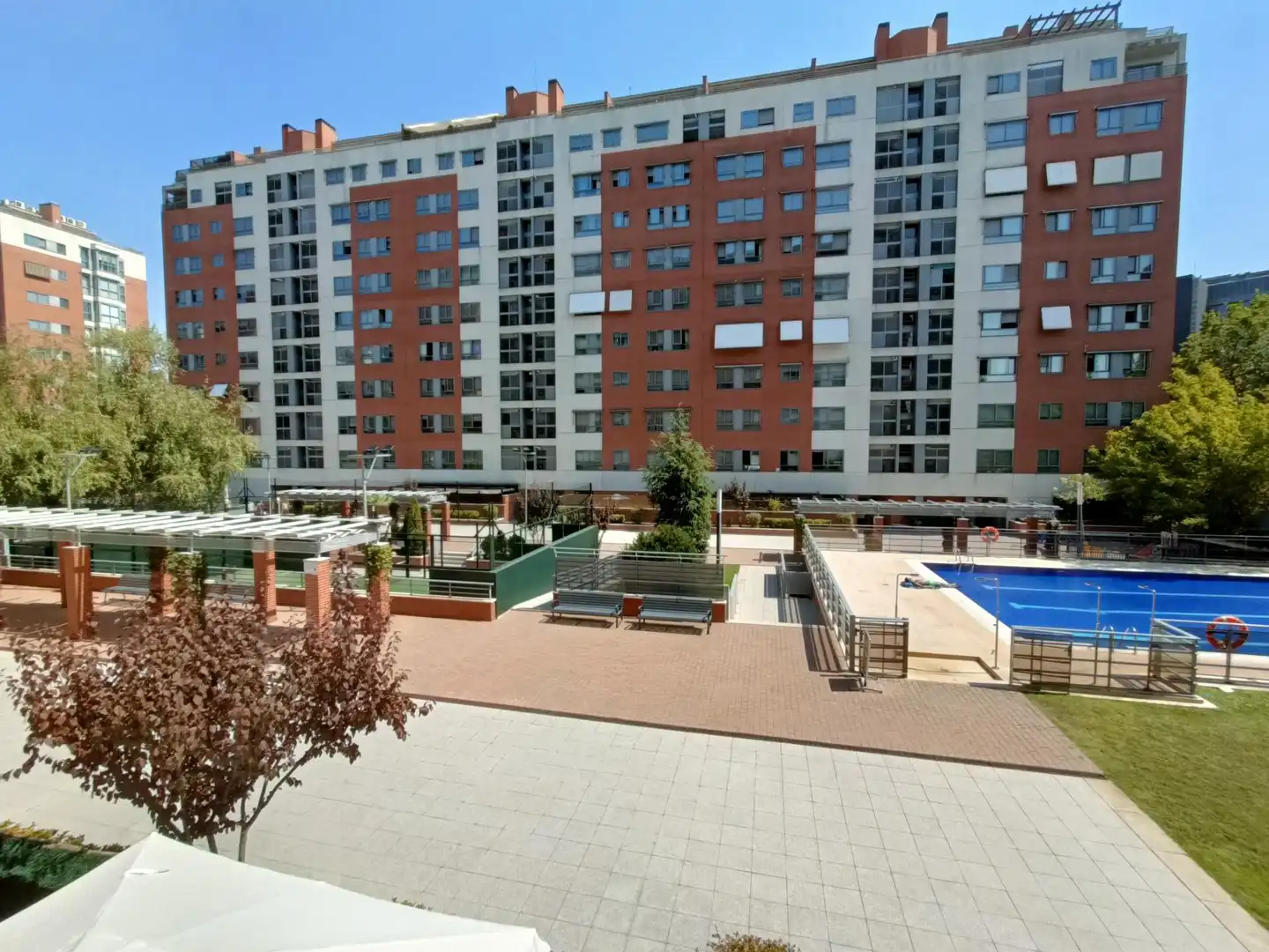 Terrasse von Wohnung zur untervermieten in Madrid mit Klimaanlage, Heizung und Möbliert