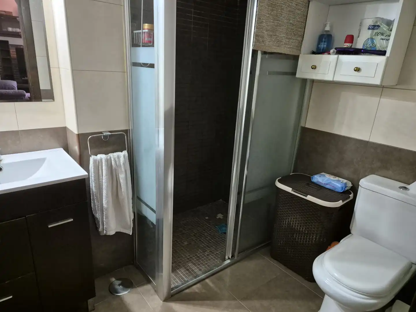Bany de Apartament en venda en Chiclana de la Frontera amb Terrassa, Moblat i Piscina comunitària
