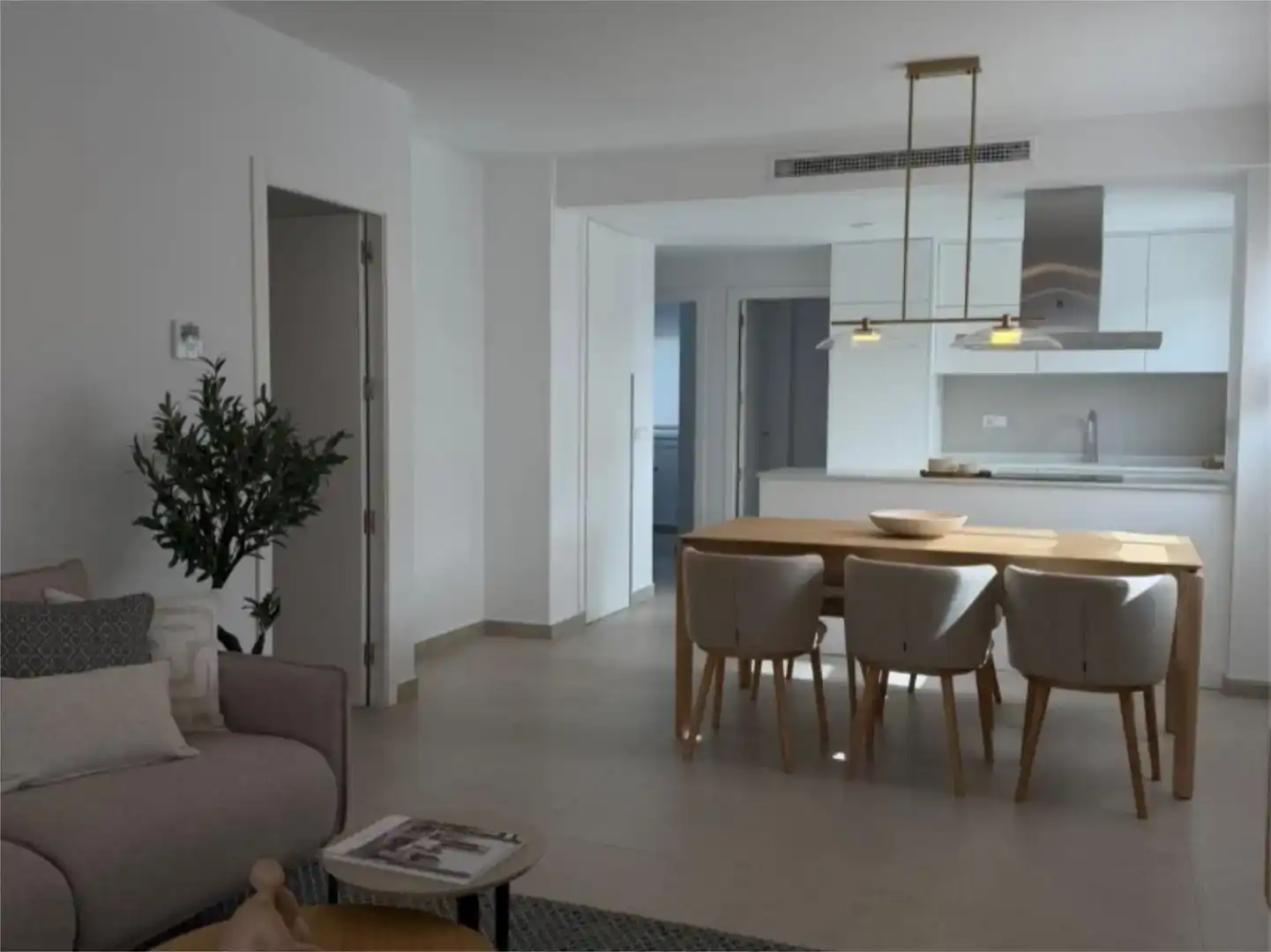 Menjador de Apartament en venda en Pilar de la Horadada amb Aire condicionat, Piscina i Balcó
