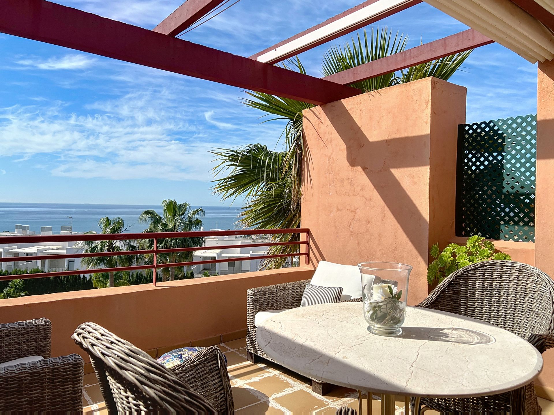 Terrace of Attic for sale in Manilva  with Air Conditioner, Terrace and Swimming Pool