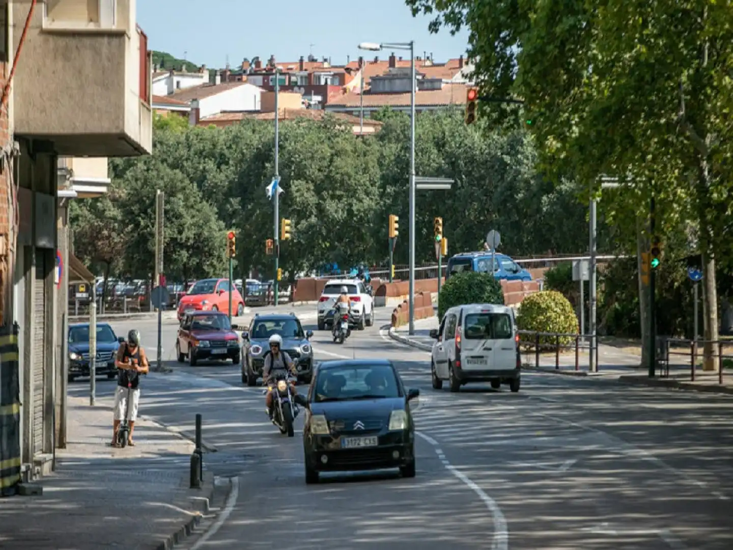 Vista exterior de Piso en venta en Girona