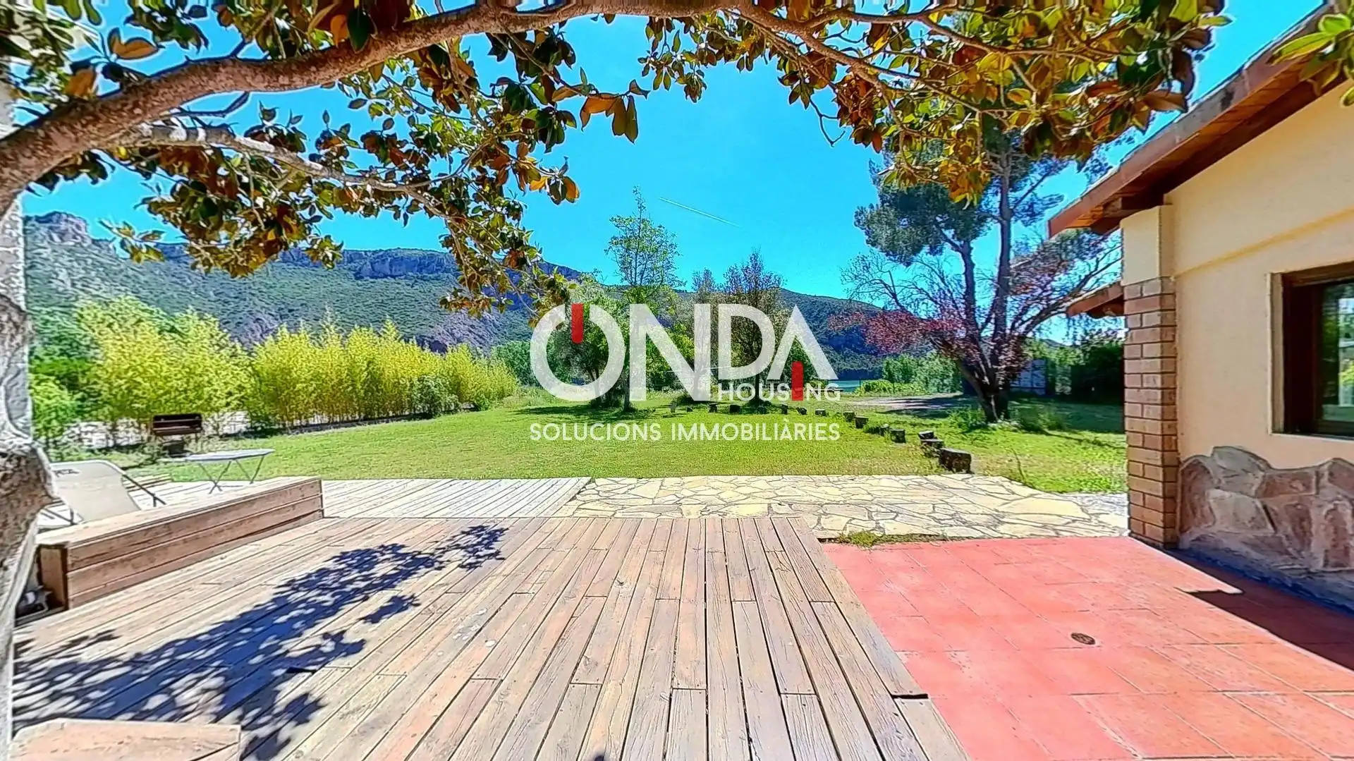 Garden of Houses for sale in Camarasa  with Heating, Private garden and Parquet flooring