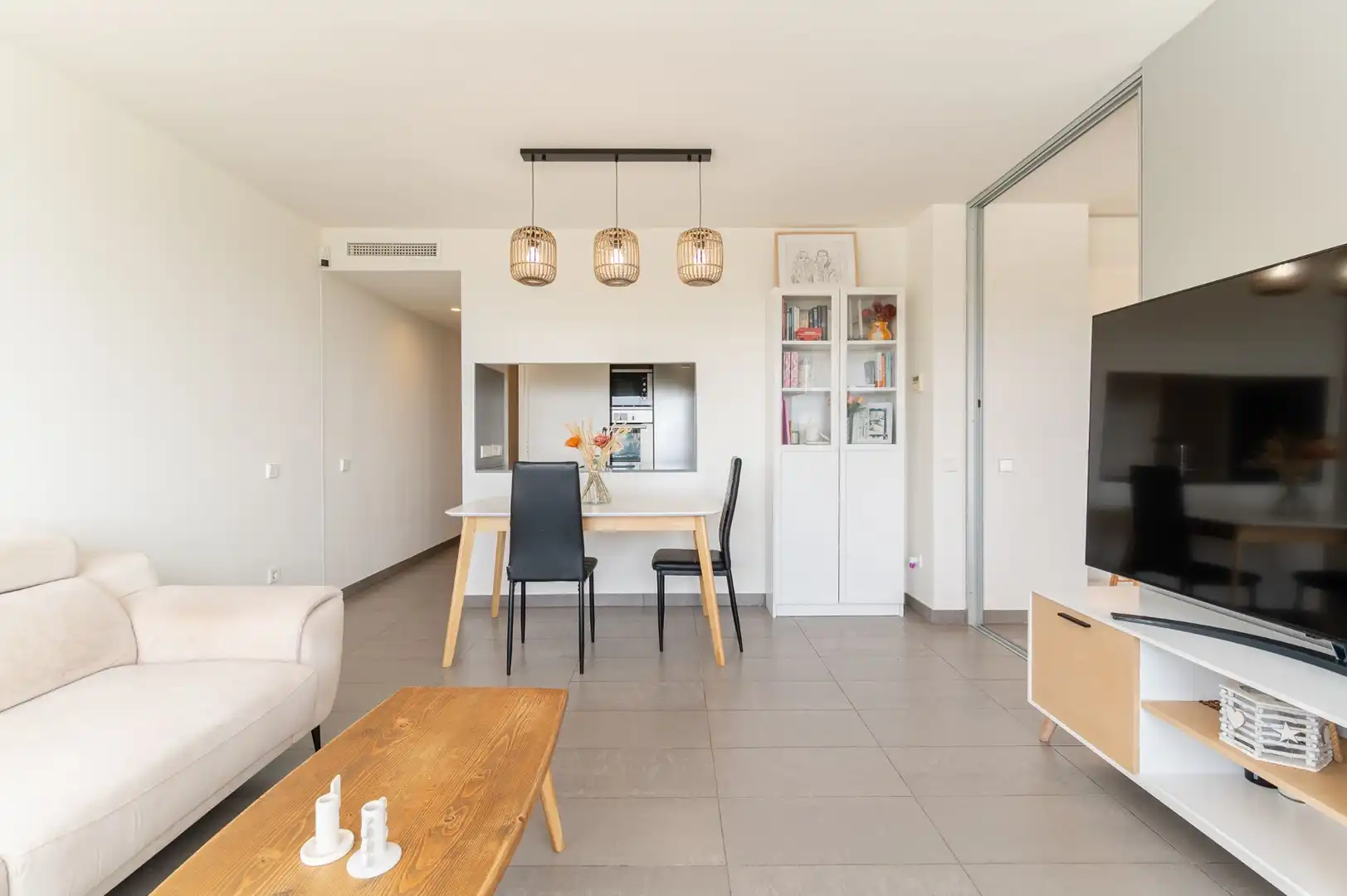 Sala d'estar de Apartament en venda en Oropesa del Mar / Orpesa amb Aire condicionat, Calefacció i Terrassa