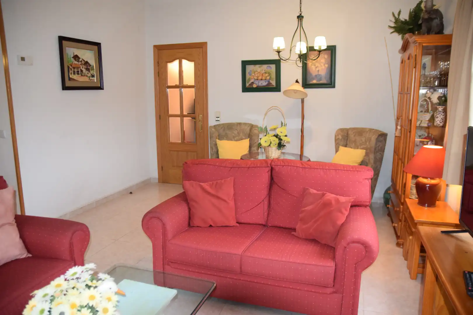 Sala de estar de Casa o chalet en venta en Moralzarzal con Calefacción, Jardín privado y Terraza