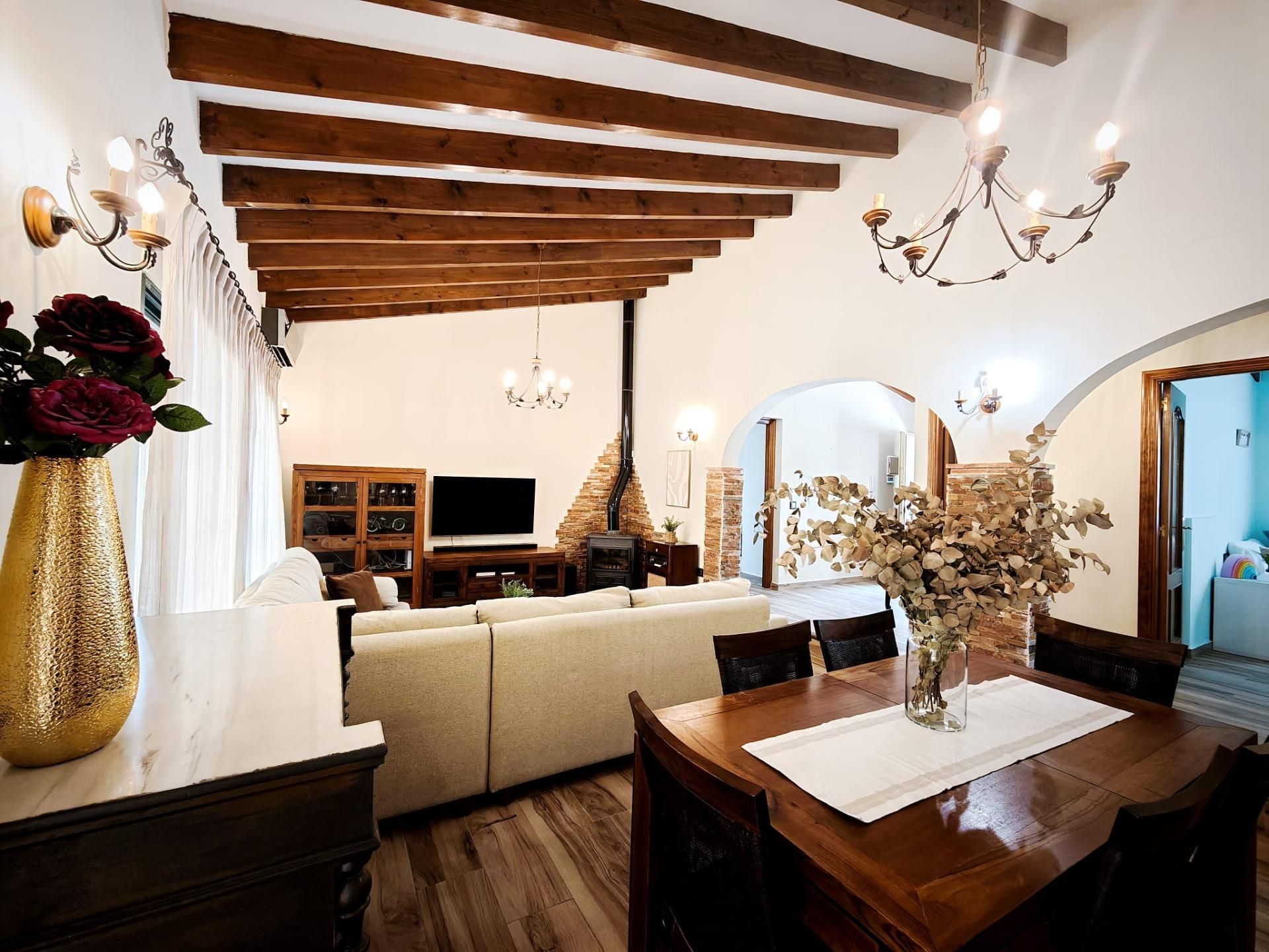 Living room of House or chalet for sale in San Vicente del Raspeig / Sant Vicent del Raspeig  with Air Conditioner, Private garden and Terrace