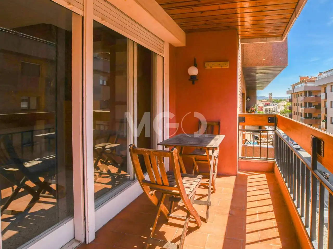 Terrace of Flat for sale in Vic  with Heating, Furnished and Balcony