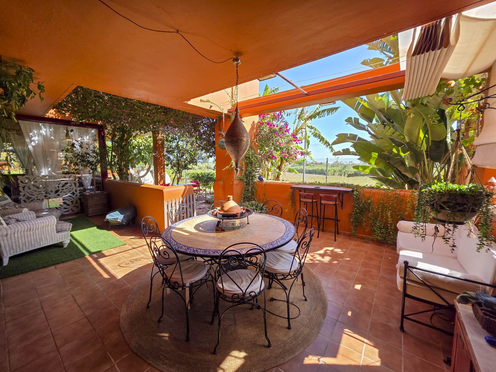 Terrace of Planta baja for sale in Manilva  with Air Conditioner, Private garden and Terrace