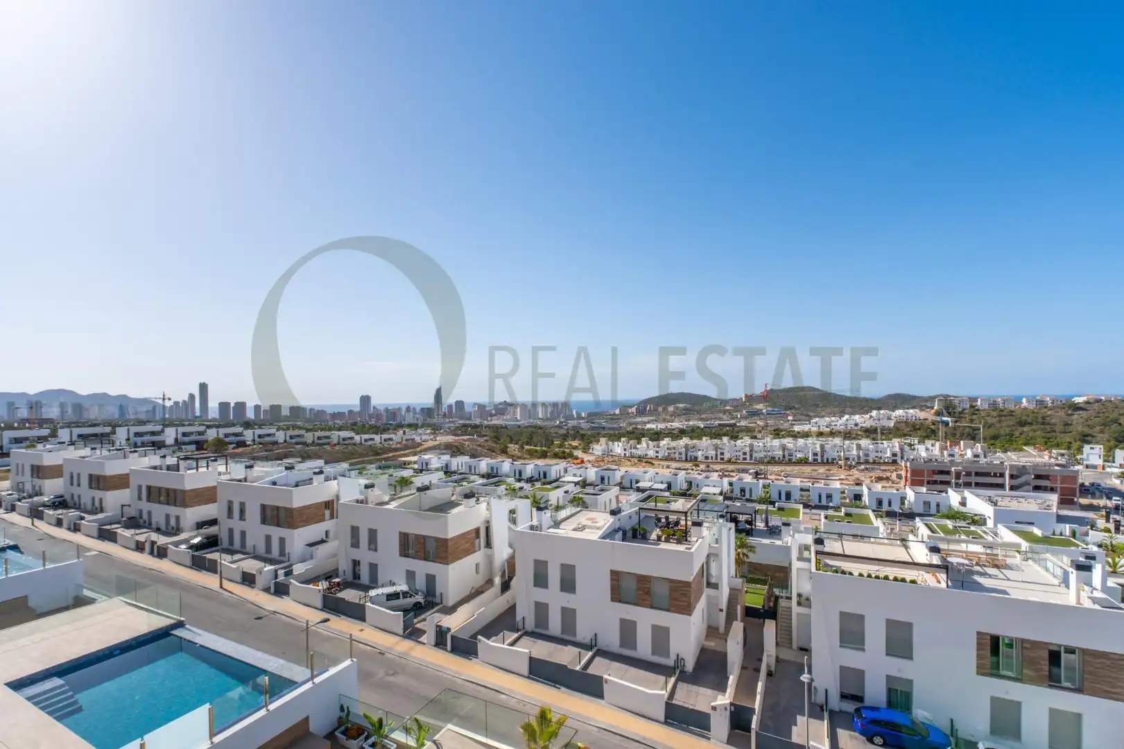 Vista exterior de Casa o chalet en venta en Benidorm con Aire acondicionado, Calefacción y Jardín privado